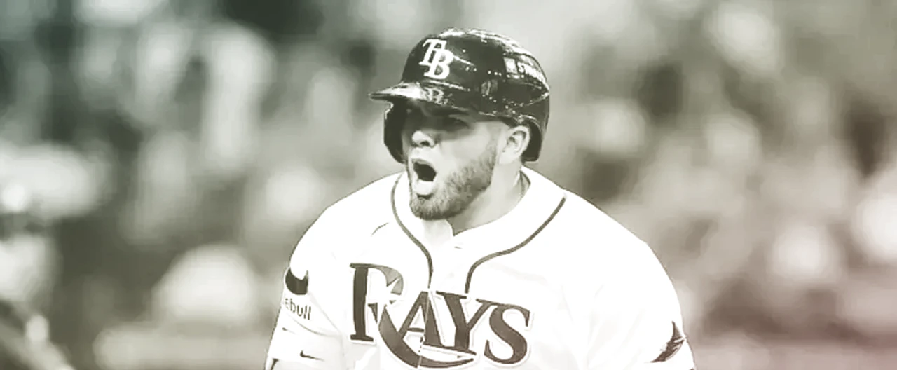 Imagen de la nota sobre Jonathan Aranda y los Rays de Tampa Bay en la Serie Divisional ante los Yankees