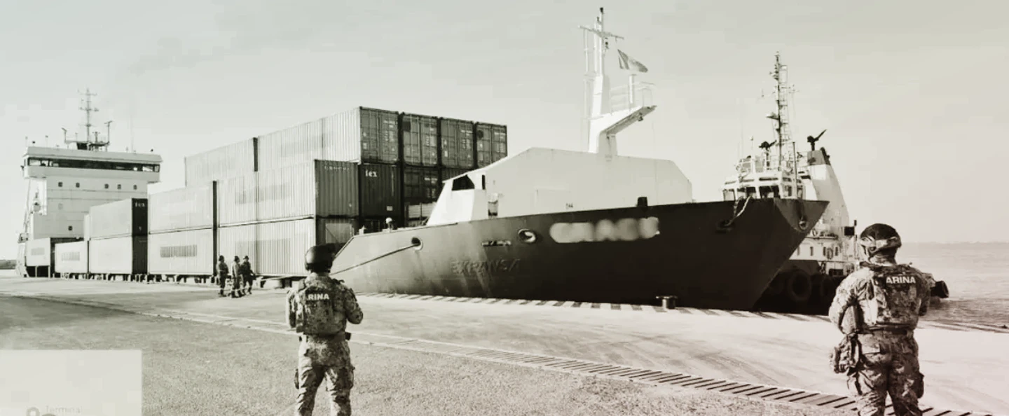 Nota sobre el buque Grace, interceptado por EU rumbo a Cuba y asegurado por la Marina en Progreso